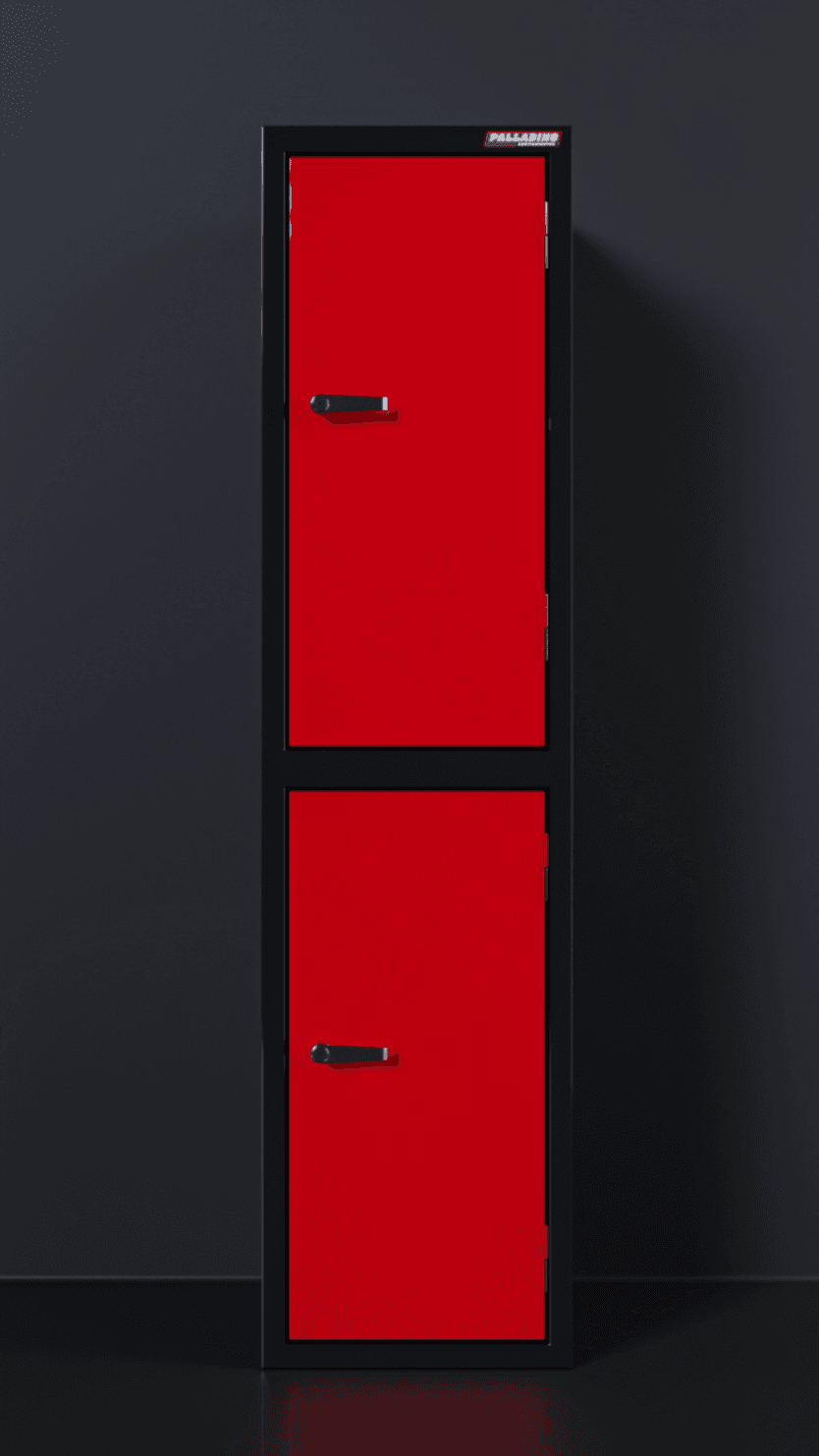 Armario vertical de 2 puertas